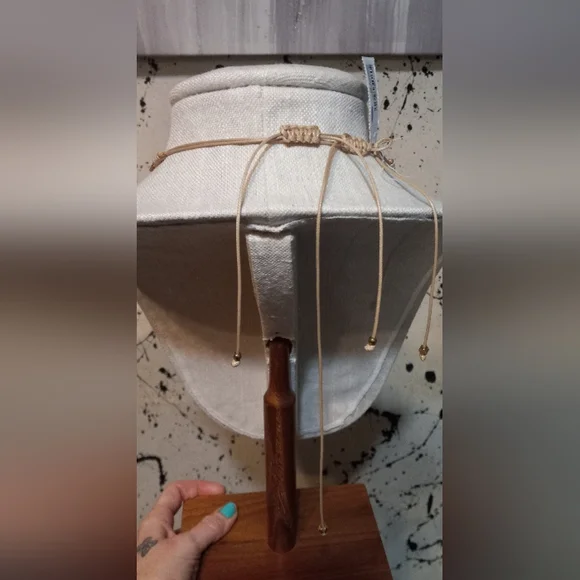 Elegant Dark Grey and Gold Necklace - Picture 2 of 4